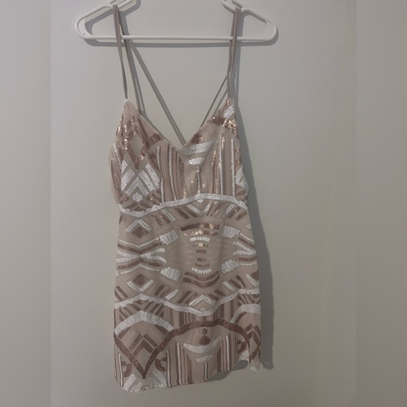 Art Deco Sequined Show Me Your MuMu Dress Size Medium - Picture 2 of 4